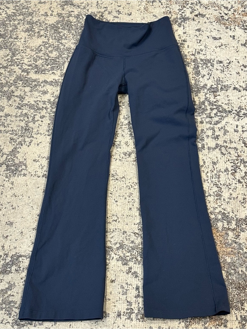 EUC Calia Women's Essential High Rise Cropped Flare Pant—Slate Gray/Blue—XS